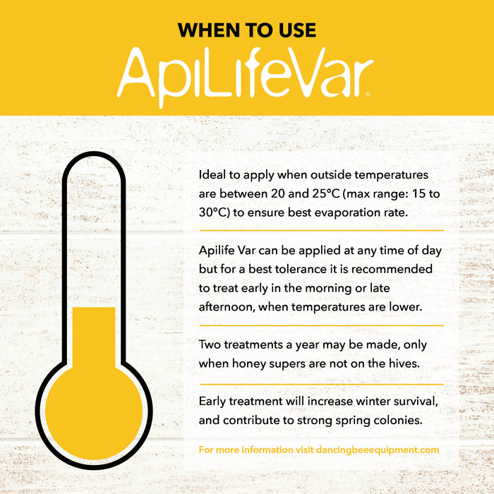 ApiLife Var Temperature and Usage Instructions