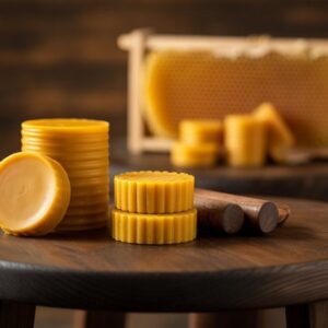 Cosmetic-Grade Pure Yellow Beeswax Beads for Skincare and Lip Balms