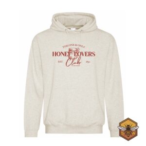 Official Sandalwood Apiaries Honey Lovers Club Cream Fleece Hoodie Sweater