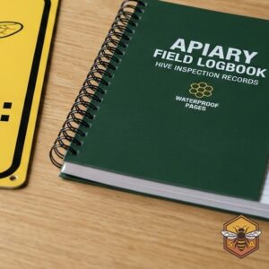 Spiral-Bound Waterproof Apiary Hive Inspection Field Record Logbook